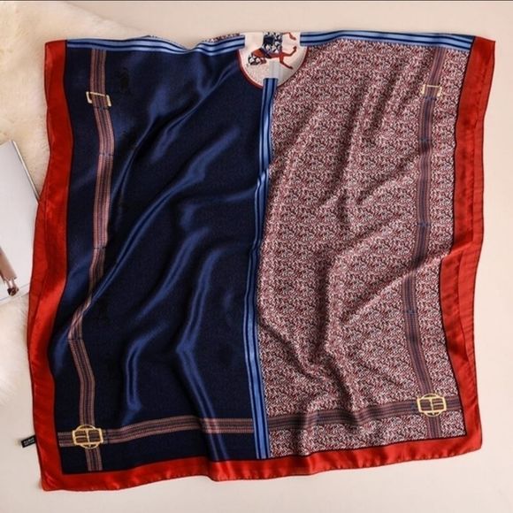 Women Satin Silk Long Scarf/Shawl Body Wrap - Picture 2 of 8